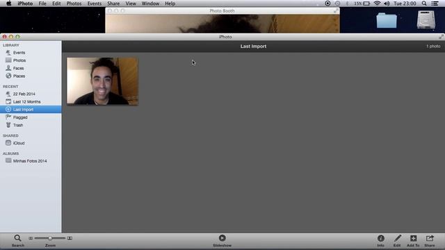 How to take a photo with MacBook Air