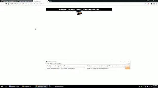Scoreboard Assistant 1.1.9 - Now with Websockets!