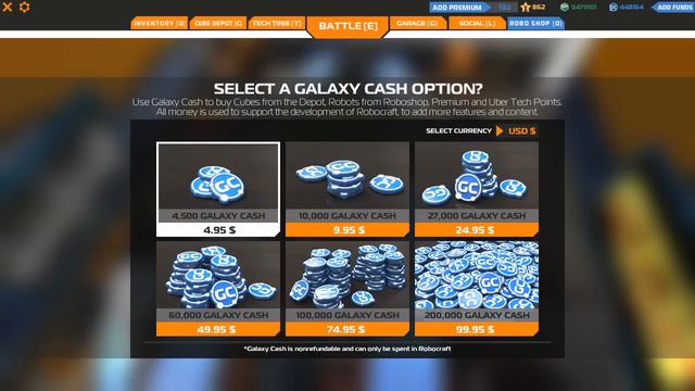 Robocraft Карбон СМГ в игре