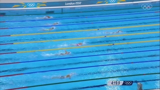 15-Year-Old Katie Ledeckys ?? First Olympic Race!