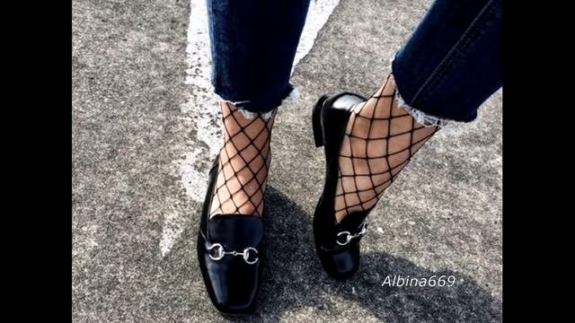 Колготки в сетку.Как и с чем носить?