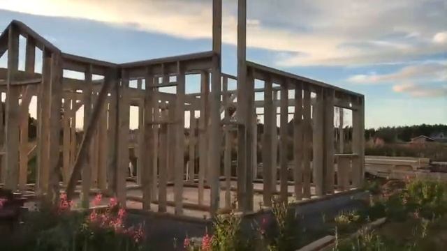 Каркасный дом. Домокомплект каркасного дома. Каркас 150мм. УШП