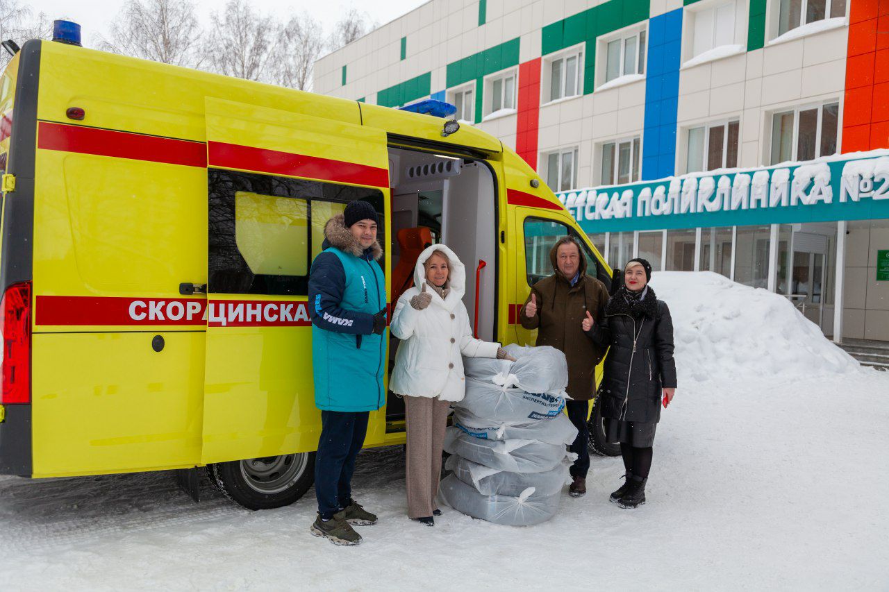 Подарок детской больнице – от нижнекамских шинников