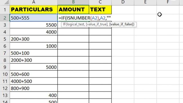 How to sort Text & Numbers (Microsoft Excel Functions Isnumber and Istext) @kaithinstitute