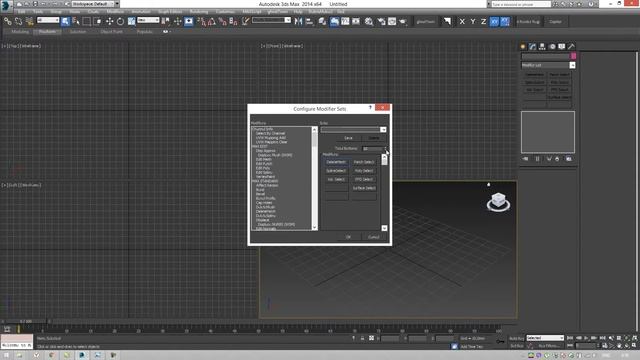 Настройка панели модификаторов в 3d max. Уроки 3d max