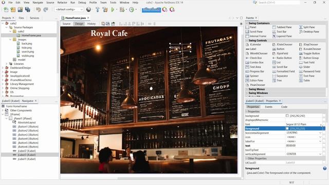 Cafe Management System  | Part-1 | NetBeans & MySQL Workbench