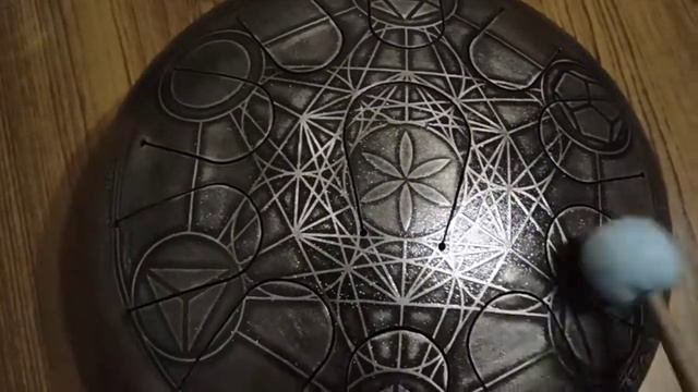 глюкофон  пример звучания  40 см . басовый глюкофон 40 см