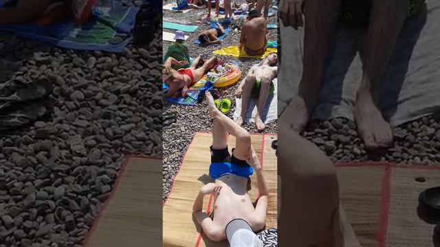 Кабардинка. Пляж SEC*MP. 25.07.22.