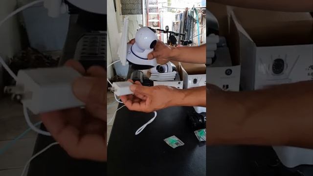 unboxing cctv camera from shopee