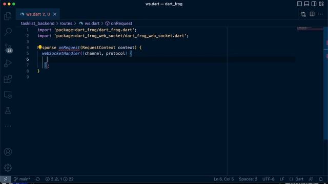 Dart Frog Full Course 2023 Tutorial #17 - Websocket Communication