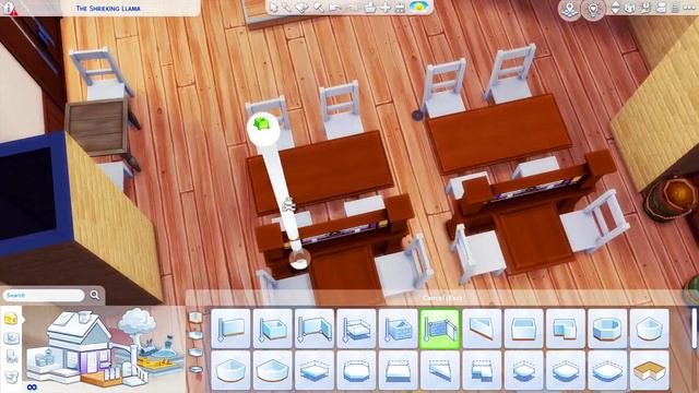 K-DRAMA INSPIRED CAFE (SNOWDROP ❄️) | The Sims 4 Speedbuild | NO CC 🫶