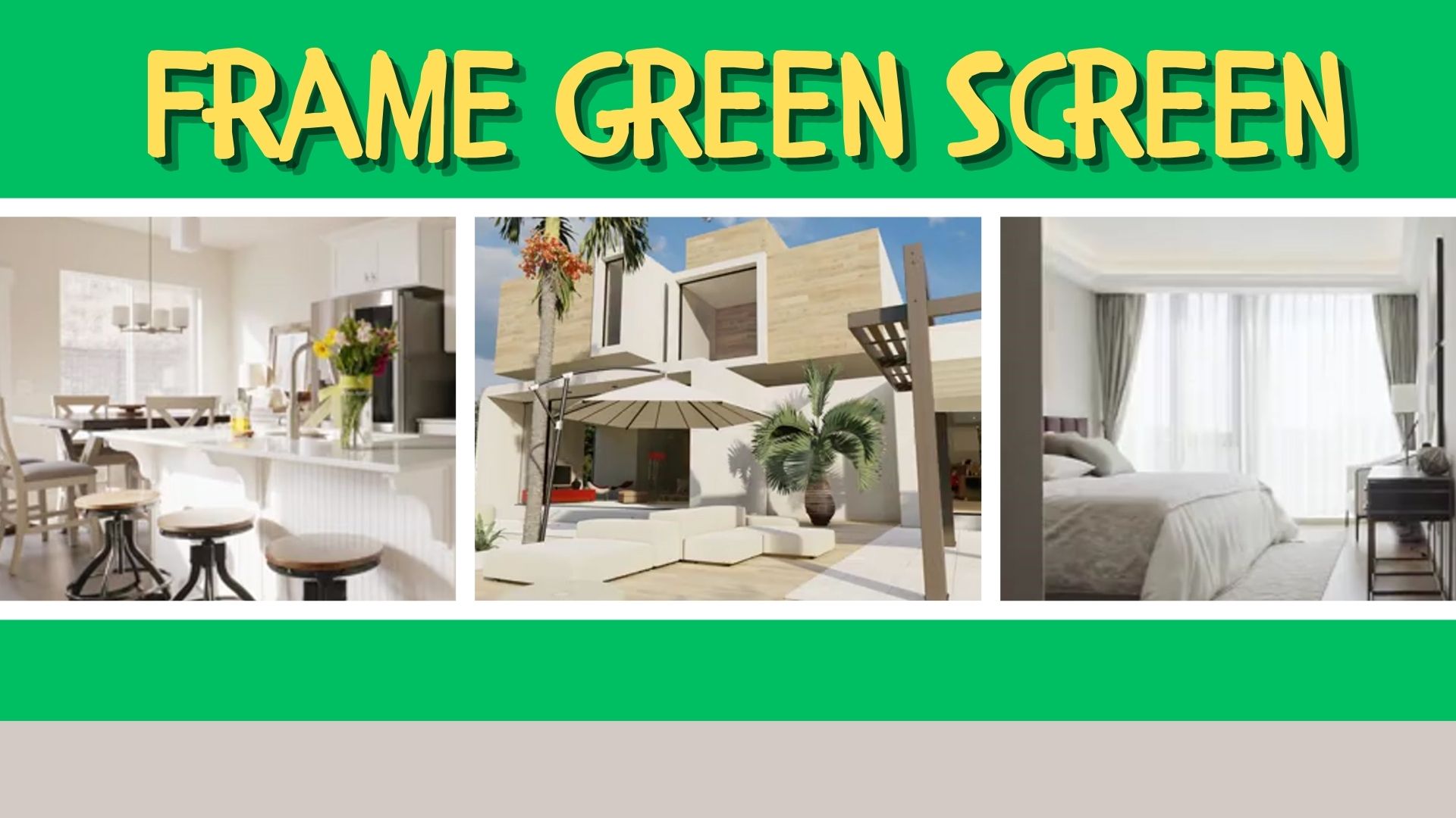 Frame Green Screen - Рамка на зеленом фоне ФУТАЖ