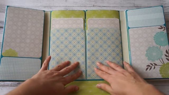 Скрапбукинг. Обзор фотопапки в мягкой обложке. Gatefold Fabric Covered Photo Folio