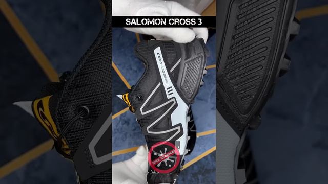 Кроссовки Salomon Speedcross 3 черно-Белые