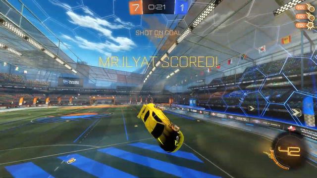 Крутые голы от MR.ILYAT Rocket League #9