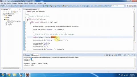 How to check HashMap is empty or not? | HashMap (isEmpty) | Java Collection Framework