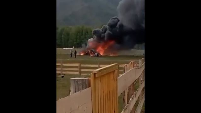 На Алтае упал вертолет Ми 8