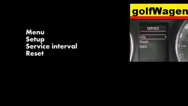 Skoda superb service reset