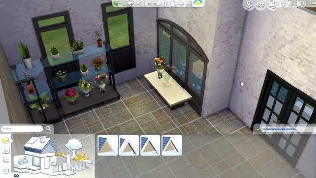 The Sims 4-Bilding|#3 Цветочный магазин