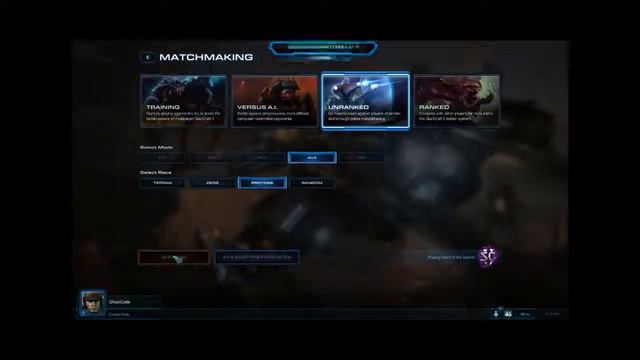 Starcraft 2 Unranked with Oath