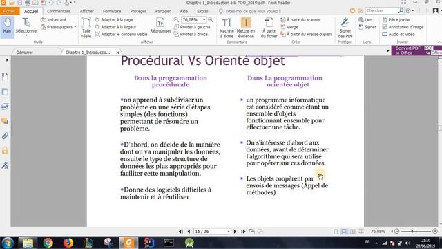 Programmation Orientée Objet | 01 - Introduction à la Programmation Orientée Objet