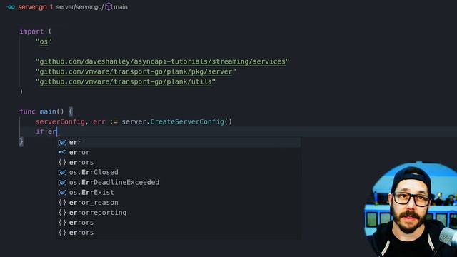How to create a streaming API and microservice via AsyncAPI using golang