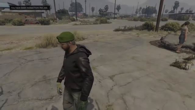 GTA Online - The joys of being kicked from jobs as a legitimate 1365 rank.