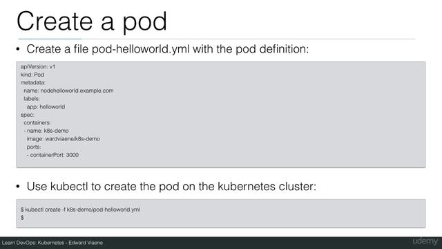 014 Running first app on Kubernetes