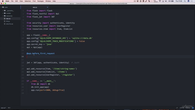 REST APIs with Flask and Python - 087-no-more-creating-tables-manuallytelling-sqlalchemy-to-create-t
