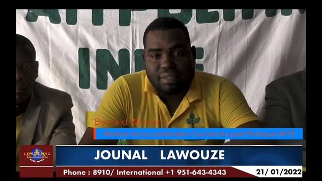 EN DIRECT |JOUNAL LAWOUZE|VENDREDI |21|JANVIER 2022