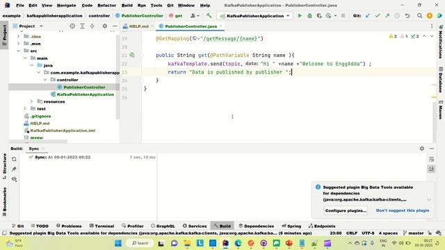 Developing Kafka Publisher App in Spring Boot | How to publish message from spring boot app