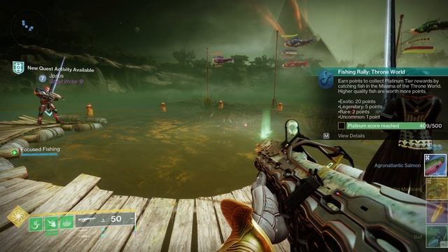 SECRET EXOTIC QUEST FOUND FROM FISHING IN DESTINY 2?