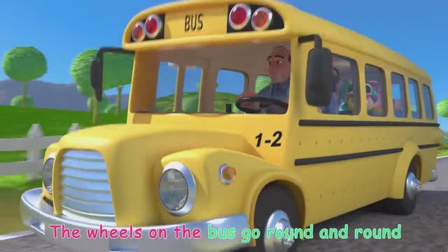 Детская песенка "Колеса на автобусе ( Wheels on the Bus )" на английском языке