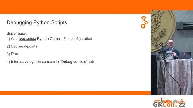 GRCon22 - Debugging GNU Radio Flowgraphs - by Josh Morman