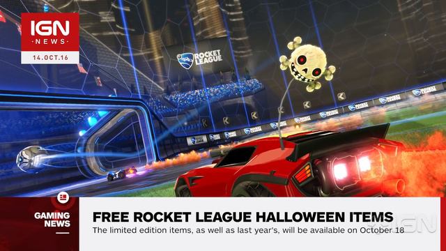 Rocket League Releases Free Limited-Time Halloween Items  - IGN News