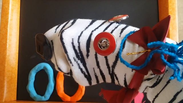 Зебра Клава удивляется охающей букве О