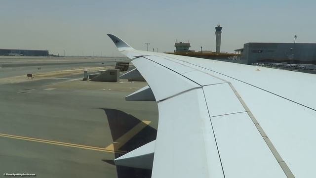 Qatar Airways AIRBUS A350-1000 FIRST TAKEOFF from Doha Hamad Airport DOH  A7-ANB on QR1