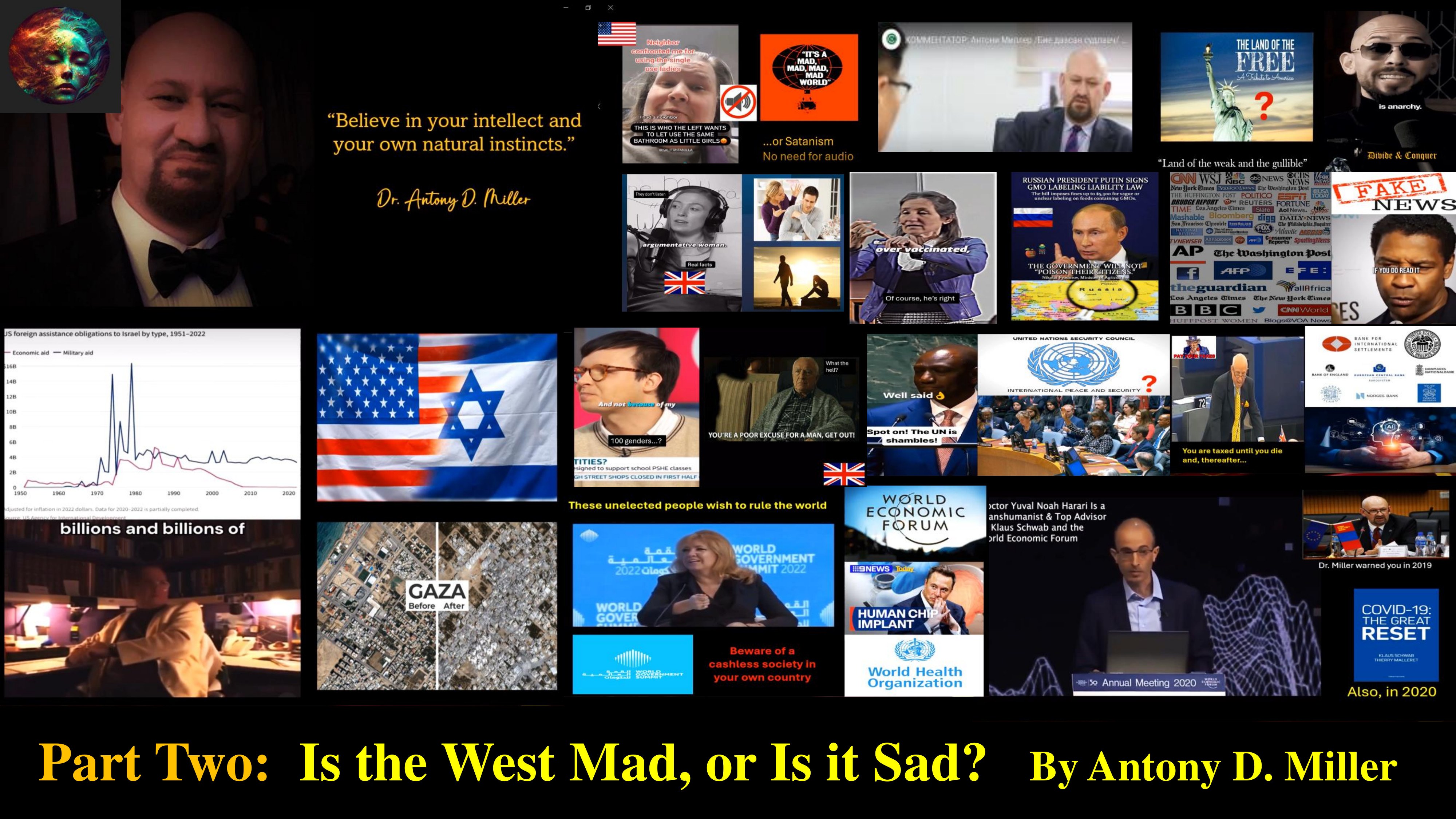 Часть вторая - Запад безумен или грустен Энтони Д. Миллер - Part 2. Is the West Mad or is it Sad?