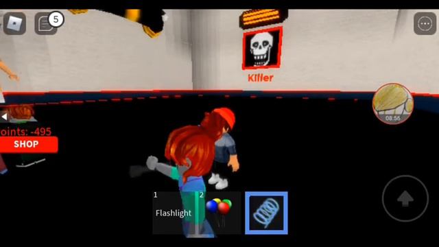 Играю в Scary Elevator-стал предателем among us!!! ROBLOX