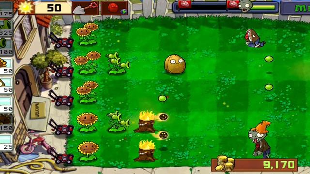 Растения против Зомби Уровень 6-4
Plants vs Zombie Level 6-4