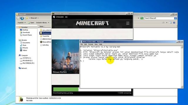 Minecraft Portable v1.0 by Sarang-Net