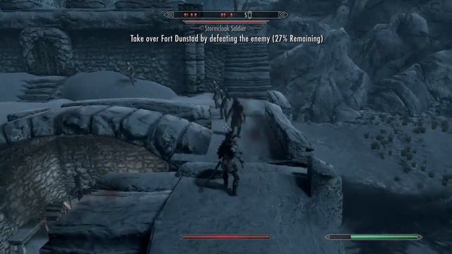 Skyrim Battle at Fort Dunstad