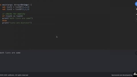 Equality checks in Kotlin