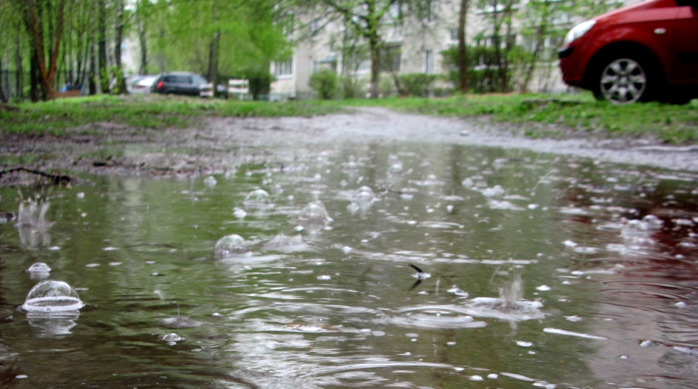 Дождливый апрельский день в городе Вязники 27.04.2024