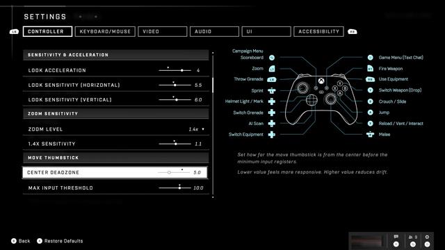 Halo Infinite - Best settings for controller F.O.V Sensitivity and what Deadzones Boost Performance