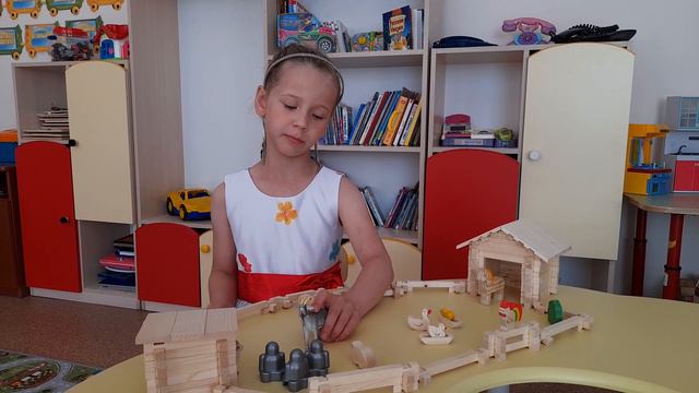 Корнева Ксения, 6 лет, Н.М. Рубцов "Коза"