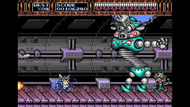 Rocket Knight Adventures Прохождение (Sega Rus)