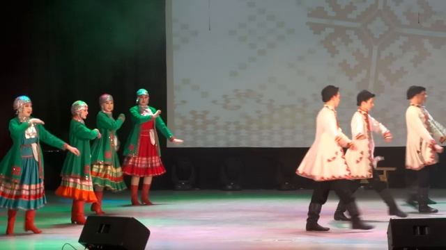 Марийский танец. ЭРВЕЛ Мишкино..  Видео хайбуллина Василия