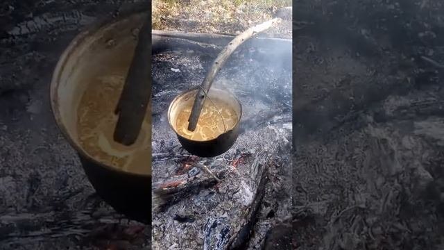 Секрет приготовления рыбного супа на костре