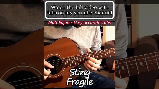 Solo - Fragile #guitar #guitarsolo #solo #tabs